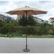 Jardim Design manivela Metal direto único guarda-chuva